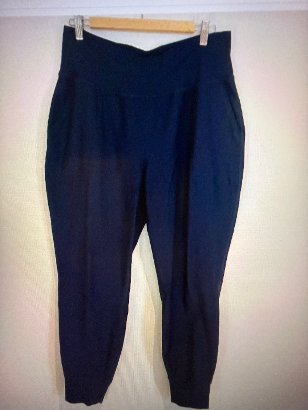 Old Navy Active Go Dry Powersoft Jogger Navy Pockets Stretch Gym Yoga Size XL